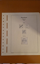 Deutsche Lokalausgaben „Leuchtturm Vordruckblätter ab 1945 mit Briefmarken