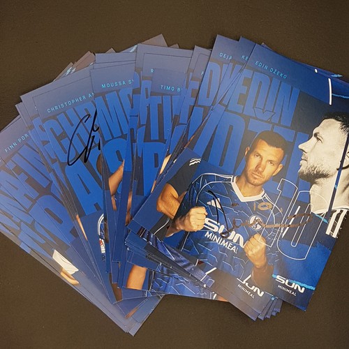 Schalke handsignierte - schalke, 04