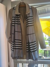 Ledermantel beidseitig zu