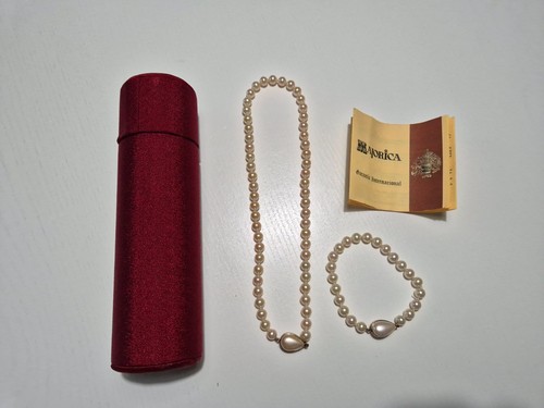 Majorica perlenkette und - perlenkette,