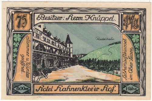 *NOTGELDSCHEIN*Hotel