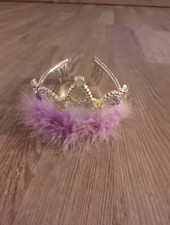 Schicke Prinzessin Krone Fasching Karneval Mädchen Gr. ca. 4-5 J Glitzer Top