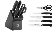 ZWILLING Gourmet Messerblock 6-tlg Schwarz