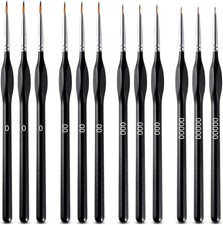 12 Stück Feine Detail Pinsel