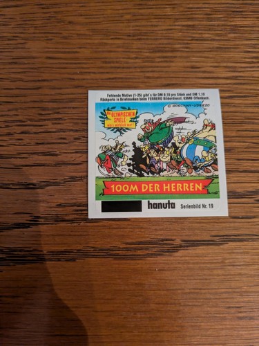 Hanuta sammelbilder asterix - hanuta,