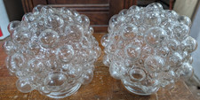 2 Stück alte DDR  Bubble Glas