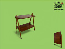 WMK Stilvoller und sehr gut erhaltener skandinavischer Servierwagen in Teakholz