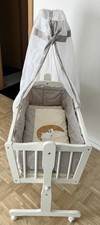 Babywiege Stubenwagen aus Holz