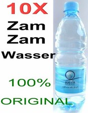 10 X Zamzam Wasser aus Mekka Brunnen Kaaba 100% Original Zam Zam *Islam Muslim*
