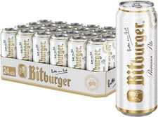 BITBURGER® Premium Pils –  24 x 0,5 l Dosen Palette | 4,8 % vol. Biergenuss!