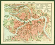 Stadtplan anno 1909 - Sankt