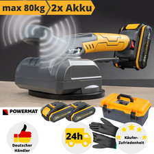 Fliesenrüttler Fliesenleger Akku Fliesen Werkzeug Fliesenvibrator  2xAkku Koffer