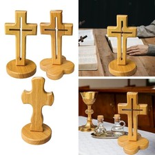 Tischkreuz aus Holz mit