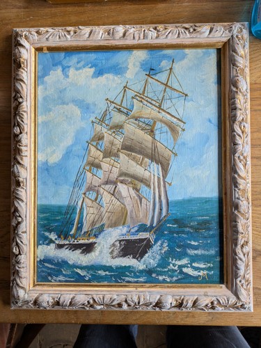 Gemälde schiff auf - gemälde,