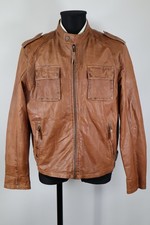 Gipsy braune Herren-Leder-Jacke Gr.XL echtes Leder