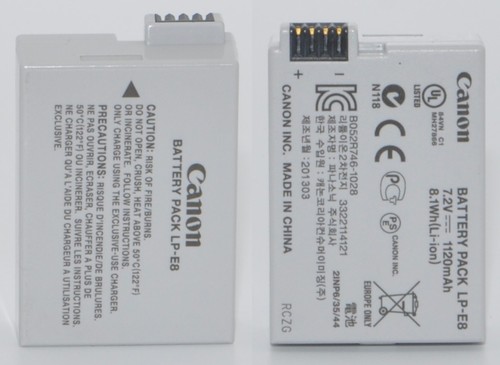 Original canon akku - lp-e8,