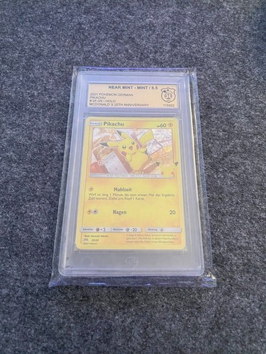 Pokemon pikachu holo mcdonalds - pokemon,