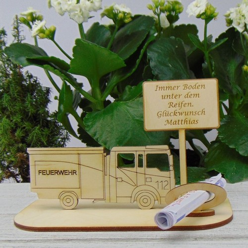 Geldgeschenk feuerwehr - geldgeschenk, "