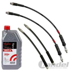 4x BREMSSCHLAUCH VORNE+HINTEN