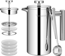 Velaze French Press Edelstahl