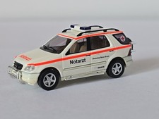 BUSCH, Mercedes Benz SUV Jeep, Notarztwagen, H0 1:87, selten Sammler Alt