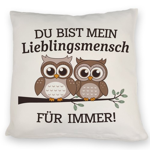 Zwei niedliche eulen - niedliche,
