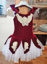 Ballett tutu von 1st Position, weiß/rot/gold