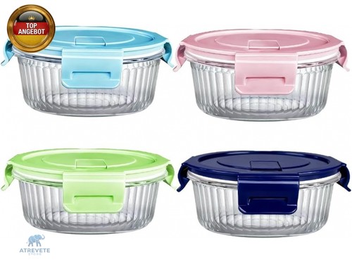 Pack runde glasbehälter mit - pack,