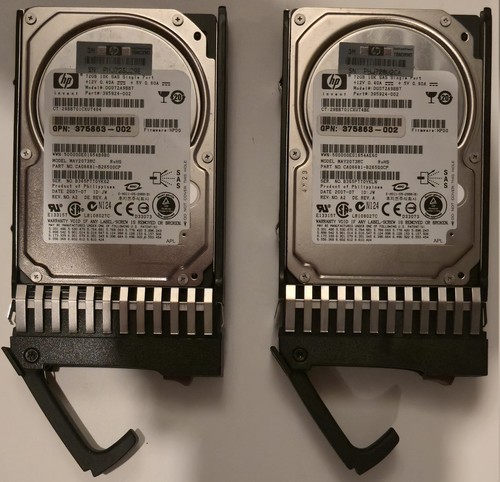 Sas festplatten konvolut - hp,
