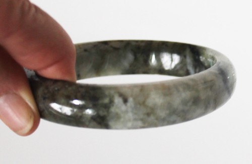 Dunkelgrün jade armreif damen - jade,
