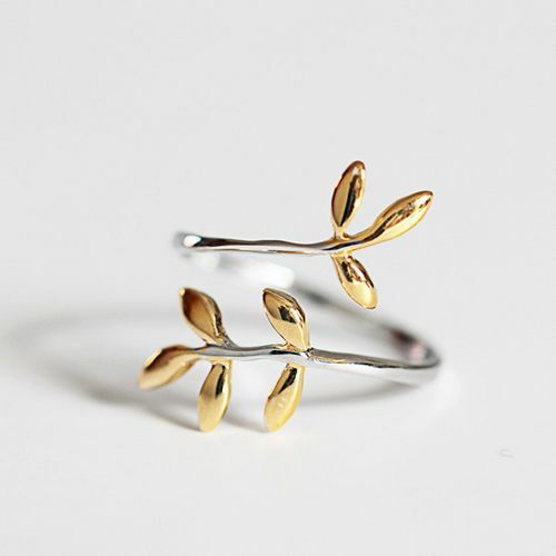 Blatt damen ring - damen,