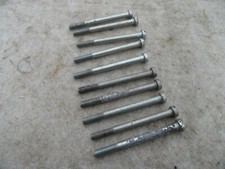 10 unbenutzte originale DDR Schlitzschrauben Schaftschraube Simson MZ Motor M6