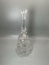 Glockenring aus geschliffenem kristallklarem Glas für Ansage zum Abendessen lauter Klang