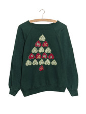 Hanes Fancy Christmas Sweater Large