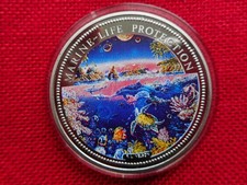 Palau 1 Dollar 1993,Marine Life Protection    (21)