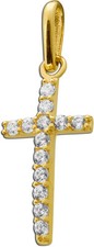 Kreuz Anhänger Gelbgold 333