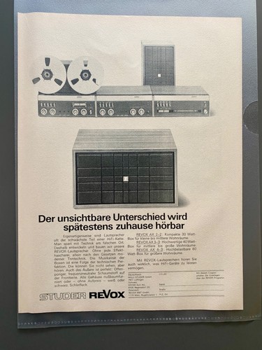 Revox hifi lautsprecher - hifi,