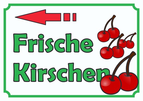 Verkaufsschild schild frische - verkaufsschild,