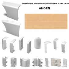 HZ SLF 2000 Sockelleiste Blindleiste Heizungsrohrverkleidung Fußleiste BLF ahorn