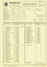 Datenblatt / Einstellen / Ersatzteile Solex 35 PDSIT Vergaser - VW Passat