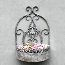 Vintage Wandkorb Metall Shabby