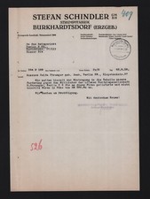 BURKHARDTSDORF, Brief 1938