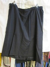 1 Rock aus thail.Dupionseide schwarz (TO51)