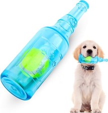Hundespielzeug in Gummiflasche
