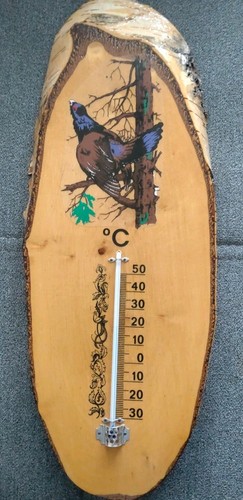 Zimmerthermometer holz mit - holz,