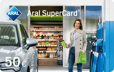 Aral SuperCard Gutschein 50€ Einkaufen & Tanken