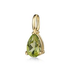Anhänger Peridot Tropfen 333