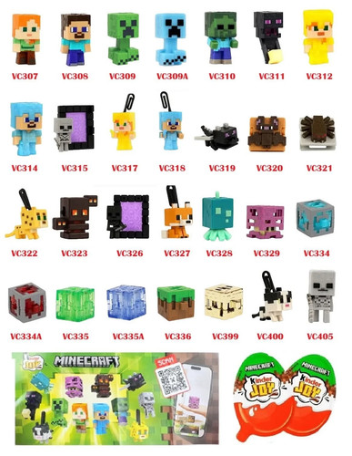 Kinder joy minecraft figuren - joy,