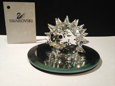 SWAROVSKI FIGUR GROßER IGEL 7 CM + SPIEGEL  / TOP ZUSTAND