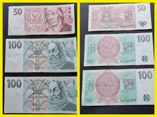 Tschechische Kronen Banknoten